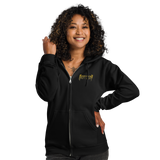 Overt Enemy "Viking" Unisex Embroidered zip hoodie