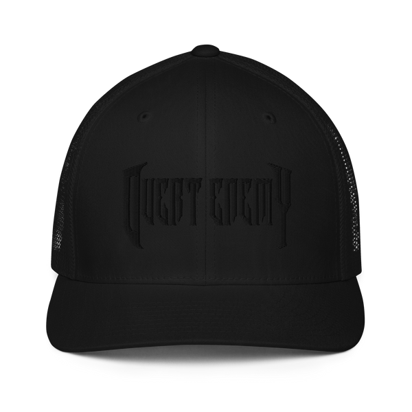 Overt Enemy "Black Logo" Murdered Out "Flex Fit" Cap - Multi Colors