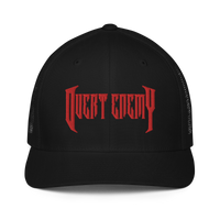 Overt Enemy "Red Logo" Black "Flex Fit" cap