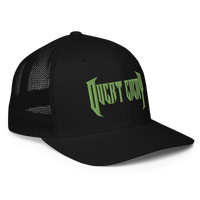 Overt Enemy "Green Logo" Black "Flex Fit" cap