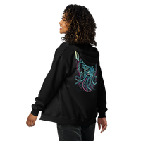 Overt Enemy "Alien" Unisex Embroidered zip hoodie