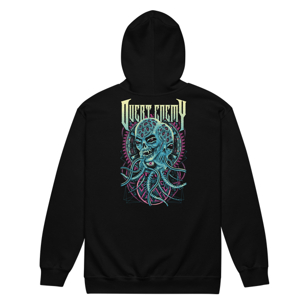 Overt Enemy "Alien" Unisex Embroidered zip hoodie