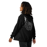 Overt Enemy "Skeleton" Unisex Embroidered zip hoodie