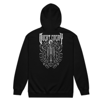 Overt Enemy "Skeleton" Unisex Embroidered zip hoodie