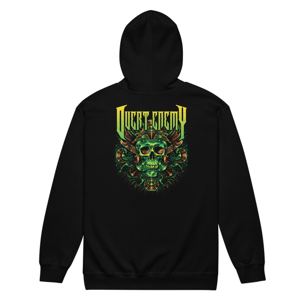 Overt Enemy "Chieftain" Unisex Embroidered zip hoodie