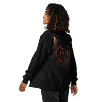 Overt Enemy "Akuma" Unisex Embroidered zip hoodie