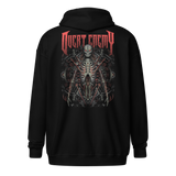 Overt Enemy - "Cyborg" - Unisex Embroidered zip hoodie