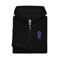 Overt Enemy "Alien" Unisex Embroidered zip hoodie