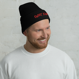 Embroidered Beanie - Red Logo