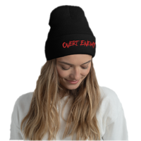 Embroidered Beanie - Red Logo