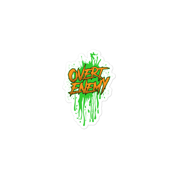 Green Splatter Sticker