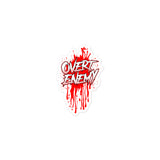 Red Splatter Sticker