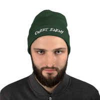 Embroidered Beanie - White Logo