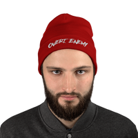 Embroidered Beanie - White Logo