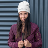 Embroidered Beanie - Grey Logo