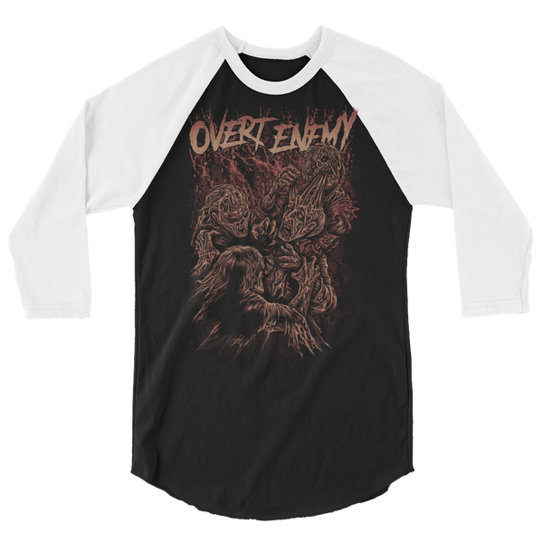 3/4 sleeve baseball shirt - Zombie